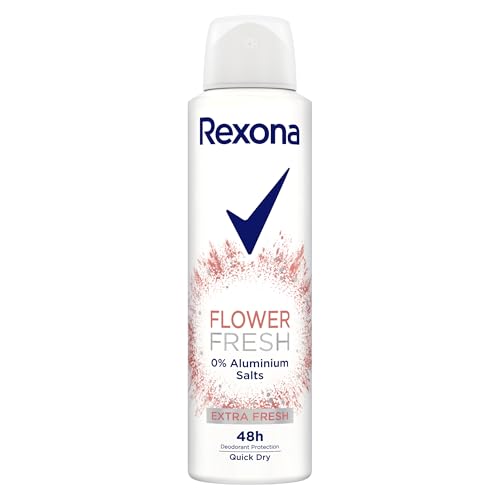 Rexona Deo Spray Flower Fresh Deo ohne Aluminium mit 48-Stunden-Schutz gegen Körpergeruch 150 ml 1 Stück