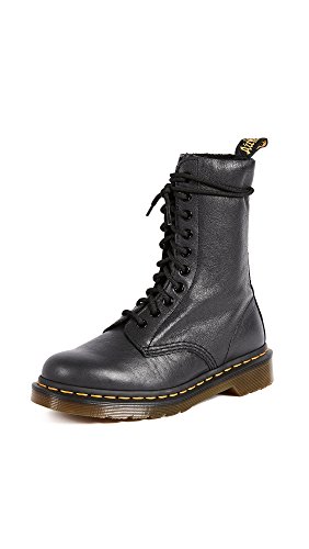 Dr. Martens Damen 1490 Black Virginia Stiefel, Schwarz, 40 EU