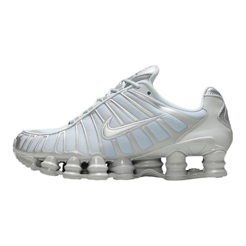 Nike Damen W Shox Tl Sneaker, Pure Platin/Metallic Silver, 10.5