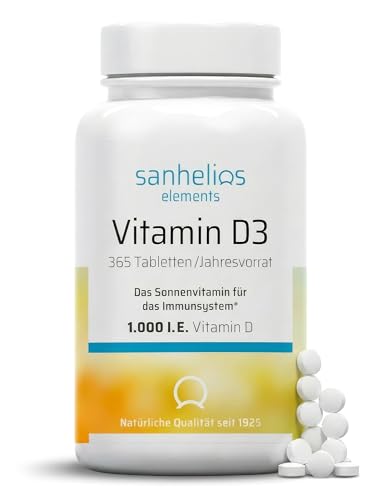 Sanhelios Sonnenvitamin D - 1000 I.E. | 365 Minitabletten