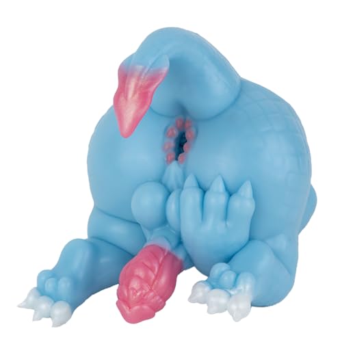 Leyuye Monster Dragon Masturbator Taschenmuschi Realistisch Groß Mastubator - Sex Spielzeug für die Männer Silikon Pocket Pussy Masturbieren für Männer - Penis Massage Analsex Stimulation Sexspielzeug