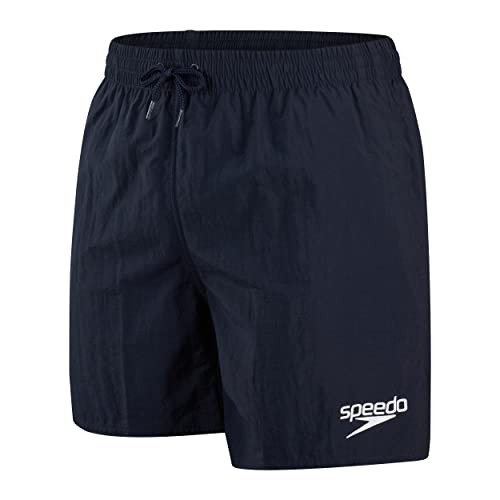 Speedo Herren-Badehose, 40,6 cm, schnell trocknend, bequeme Passform, klassischer Stil, Kordelzug in der Taille, Marineblau, Größe XXL
