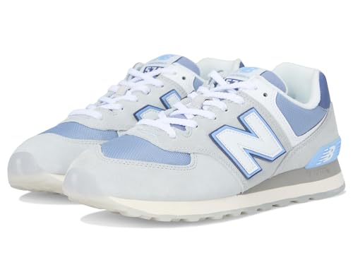 New Balance Unisex-Erwachsene 574 V2 Sneaker, Pearl Grey/Nb White, 11.5 Wide Women/10 Men