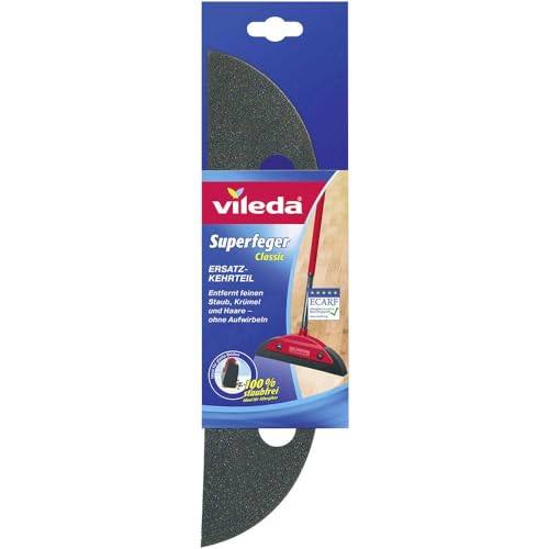 Vileda Superfeger Classic Besen Ersatzkehrteil, Mikroschaum, 1er Pack