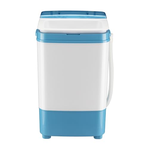 Wiltec Camping Waschmaschine bis 6,0 kg 280 W, Mini Waschmaschine 37 x 38 x 66 cm für waschen und schleudern, Reisewachmaschine mit Timer