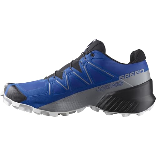 Salomon Herren Speedcross Hiking Shoe, Lapis Blue Black White, 43 1/3 EU