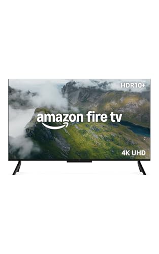 Amazon Fire TV 4-Serie (neueste Generation), 55-Zoll-Smart-TV in 4K Ultra-HD mit Alexa-Fernbedienung, HDR10+, schnellem Prozessor, Dolby Audio, Ambient-TV und kostenlosem Live-TV