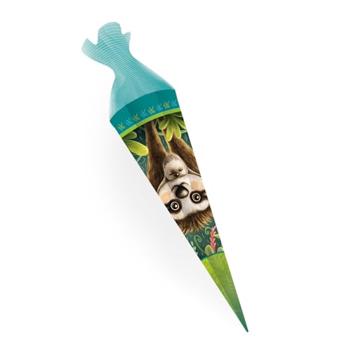 TRÖTSCH - Schultüte 50 cm Faultier : Schultüte Einschulungstüte Zuckertüte Geschwistertüte