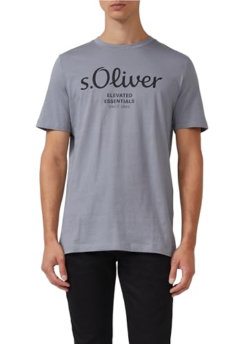 s.Oliver Baumwoll-T-Shirt mit Logo-Print