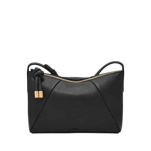 Fossil Willa Damen Schwarze Lederhandtasche, ZB11172001