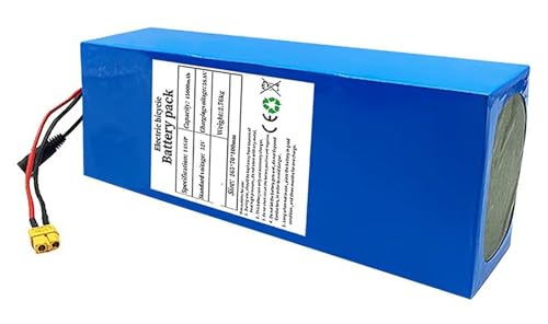 52V 45Ah E-Bike Akku Hochleistungsakku 52V 14S4P Elektrofahrradbatterie Mit Ladegerät Und BMS High Power Batterie Für 200W-2300W Motor 52V 45AH,XT60+DC