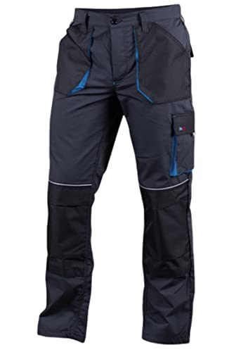 KEILOR Arbeitshose | Perfekt Hose mit Kniepolstertaschen für den Bodenbelagshandel von Arbeit Mechanikern | Arbeitshose für Herren | Fracht-Schwerlastarbeit | Langlebig Arbeitskleidung (Blau, 50)