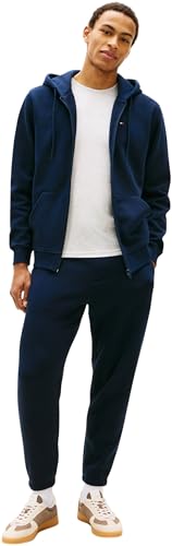 Tommy Jeans Herren Tjm Reg S Flag Tracksuit DM0DM23281 Trainingsanzug, Blau (Dark Night Navy), L