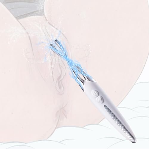 BDSM Elektro Shock Massagestab Hochfrequenz G-Punkt Vibratoren Klitoris Vibrator Mit 10 Vibrationsmodi & Elektroschock Elektrostimulation Foltergerät Klitorisstimulation für Sie Sexspielzeug für Frau