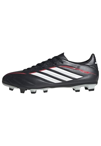 adidas Unisex COPA Pure IV Club Firm Ground/Multi Ground Football Boots, core Black/FTWR White/Lucid red, 42 EU