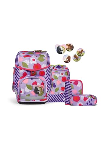 ergobag cubo Set ergonomischer Schulranzen, Vorgänger-Kollektion, klassisch 5-teilig 1. Klasse Grundschule