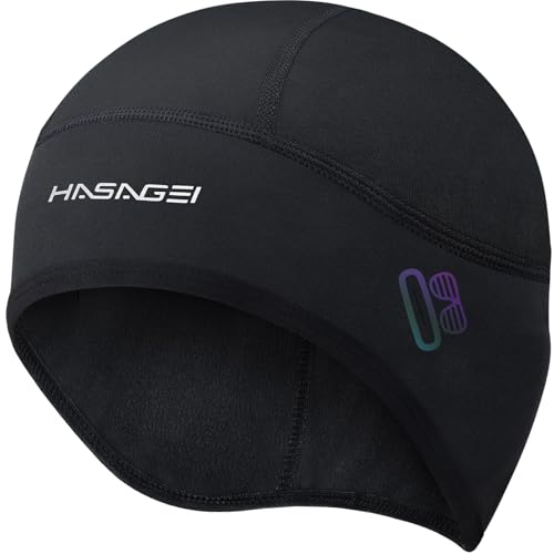 HASAGEI Fahrrad Mütze Winddicht Bike Warm Cap Helm-Unterziehmütze für Herren Damen Thermal Atmungsaktive Motorradfahren Radsport-mützen Kletterhelm Skull Cap (tp 3-Herren)