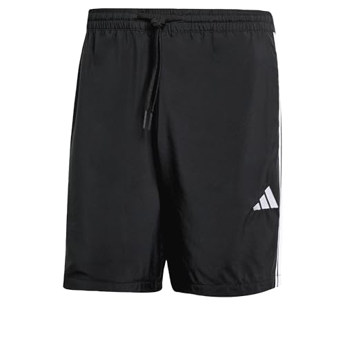 adidas Herren Essential Three Stripes Chelsea Short, Black/White, L