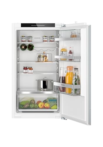 Siemens KI31RADD1 iQ500, Einbau-Kühlschrank, 102,5 x 56 cm Nische, 165 L, Made in Germany, sehr Leise, hyperFresh Box, längere Frische, LED-Beleuchtung, superCooling, autoAirflow, Flachscharnier