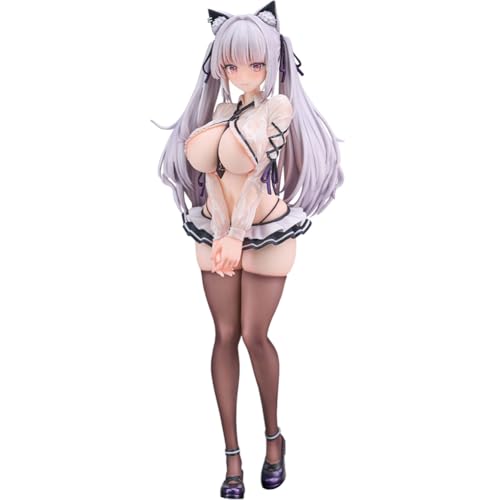 DEXSHUN Anime Illustration Alvina-chan Figur Original Painting Modell Alvina-chan Stehende Haltung Statue Nideliche Cartoon Actionfigur PVC Sammlungen Desktop Dekorationen Geschenke 26cm