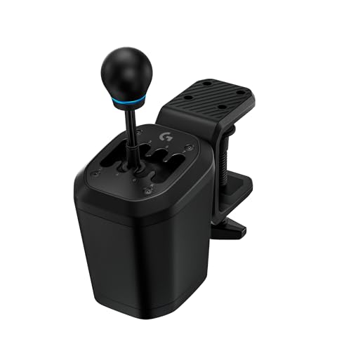 Logitech G RS H-SHIFTER – Sim-Racing-Schalthebel, kompatibel mit PRO und RS50 Racing Wheel Base für Konsolen PlayStation 5, PlayStation 4, Xbox Series X|S, Xbox One und PC - Schwarz