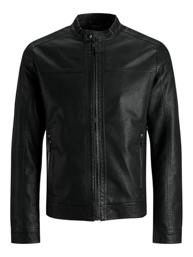 JACK & JONES Male Kunstlederjacke Kunstlederjacke