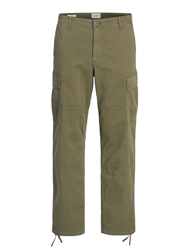 JACK & JONES Herren Cargohose Jpstkarl Jjharlow Cargo Noos Dusty Olive 30W / 34L