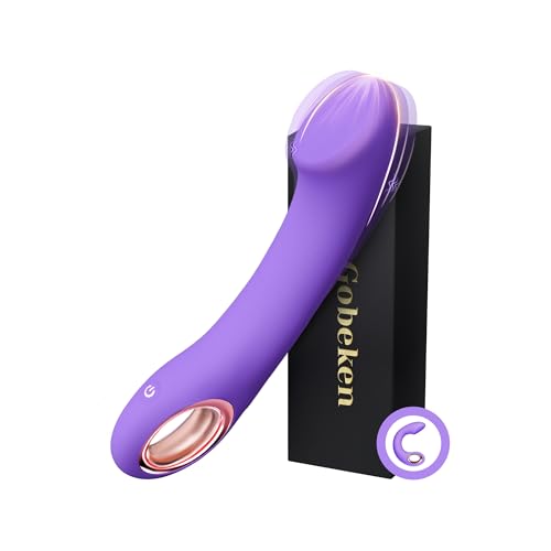 Gobeken Vibration für frauen Vibrator Dildo mit 10 Vibrationsmodi, Sex Spielzeug für die Frau Paare Männer, Vibratorensets für Frauen 30-Grad Winkeldesign, Sexspielzeug für Männer solo Sex toys Lila