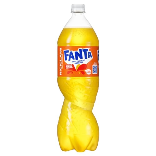 Fanta Zero Orange - fruchtig-spritzige Limonade mit klassischem Orangen-Geschmack - ohne Zucker und ohne Kalorien - erfrischender Softdrink in Einweg Flaschen (4 x 1500 ml)