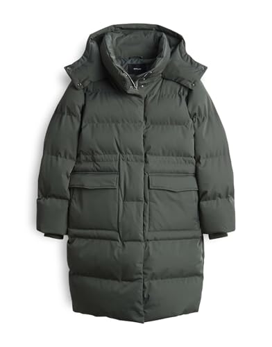 OPUS Damen Mantel | HALLUSI Regular Steppmantel mit recycelter Füllung Dark sage, 42