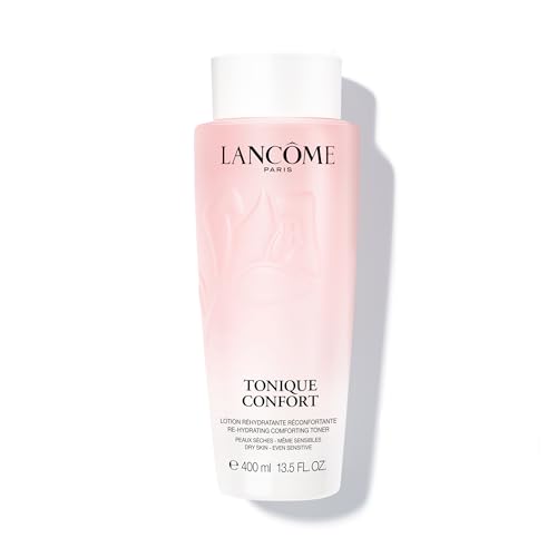 Lancôme Tonique Confort Gesichtswasser, feuchtigkeitsspendende und beruhigende Lotion mit Rosenwasser, Hyaluronsäure & Squalan, ideal zur Pflege empfindlicher Haut, 400ml