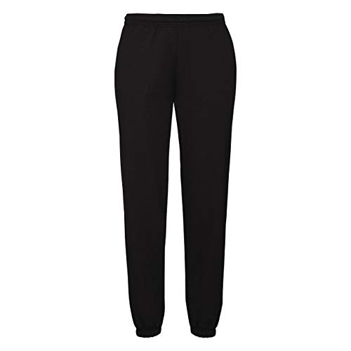 Fruit of the Loom Herren Trainingshose Premium 70/30 (L) (Schwarz)