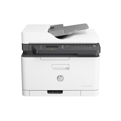 HP Color Laser MFP 179fwg Multifunktions-Farblaserdrucker, Drucken, Kopieren, Scannen, Faxen, Automatische Dokumentenzuführung, Wi-Fi, Ethernet, USB, Smart App