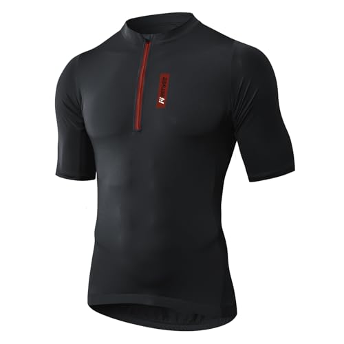 MEETWEE Herren Radtrikot Kurze-/Langarm Radtrikots für Herren, Fahrradbekleidung Herren, T-Shirts für Radfahrer, Atmungsaktives Radtrikot, Schnell trocknendes Fahrradtrikot, Rennrad-Trikot.