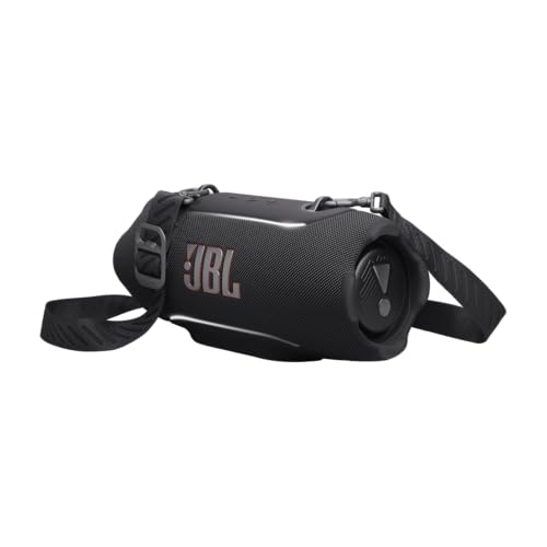 JBL Xtreme 5 Tragbarer Bluetooth‑Lautsprecher mit JBL Pro Sound, praktischem Schultergurt, IP68 wasserdicht, integrierter Powerbank, Schwarz