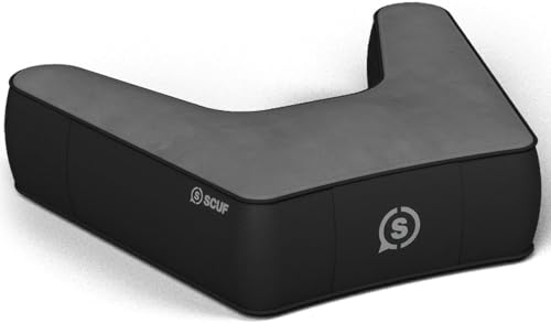 Scuf Exo Ergonomisches Sitzkissen für Gaming und Telearbeit, Unterstützung der Wirbelsäule, Nacken, Handgelenke und Hände - Schwarz