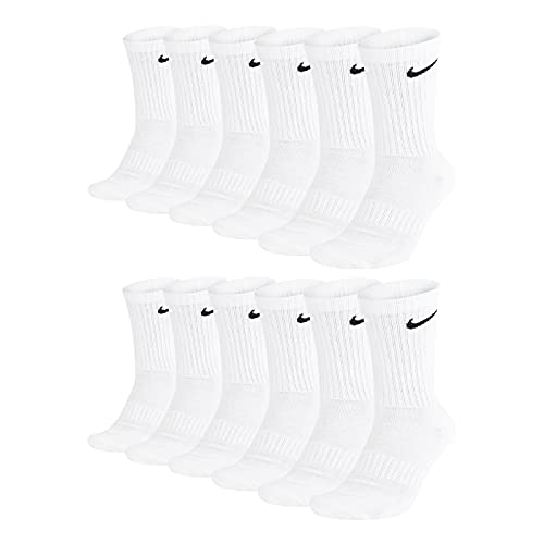 NIKE 6 Paar Everyday Cushioned Crew Socken SX7664-100/L