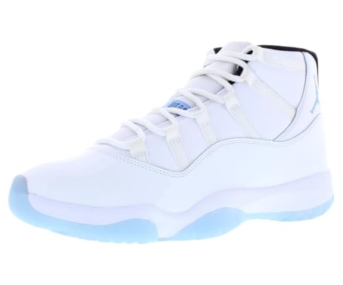 Nike Air Jordan 11 Retro White Legend Blue Herren Sneaker (White/Legend Blue/Black, EU Schuhgrößensystem, Erwachsene, Herren, Numerisch, M, 43)