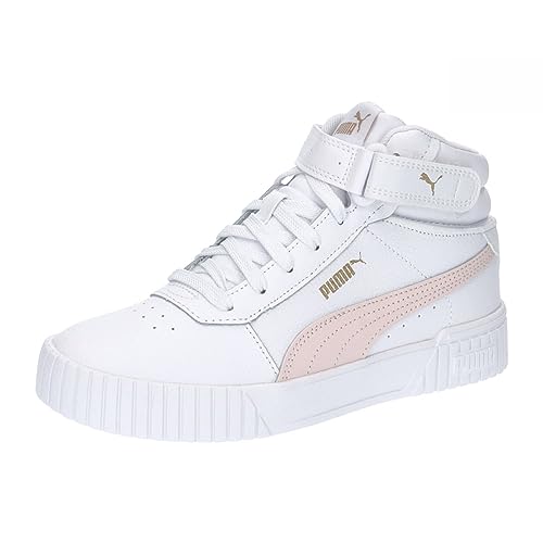 PUMA Damen Carina 2.0 Mid Sneaker, White Frosty Pink Gold, 42 EU