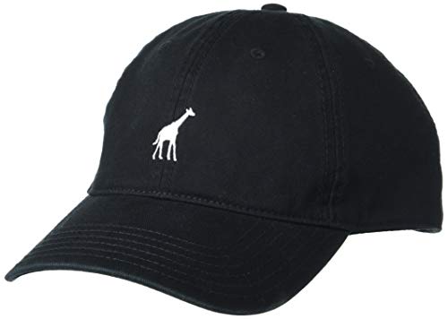 LRG Herren Men's Lifted Research Group Logo Dad Cap Hat Hut, Schwarz, Einheitsgröße