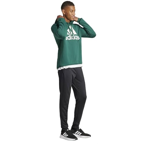 adidas Herren Sportswear French Terry Hooded Track Suit Trainingsanzug, Collegiate Green, S
