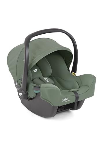 Joie i-Snug™ 2 R129 Kindersitz, i-Size, leicht (3,35 kg), kompatibel mit Reisesystemen, drehbar mit i-Base™ Encore – Geburt bis 12 Monate (40–75 cm), Farbe Laurel