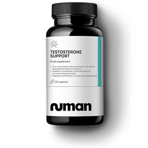 Numan Testosterone Pro – Nahrungsergänzungsmittel für Männer mit Tribulus Terrestris, Maca-Wurzel, Panax Ginseng & Zink – 60 Kapseln