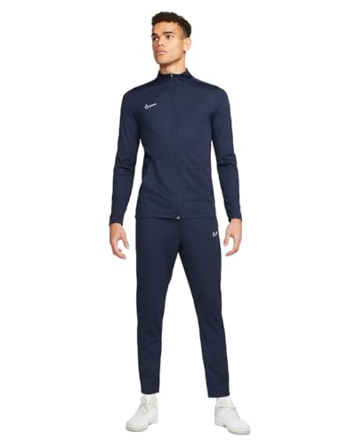 NIKE DV9753-451 M NK DF ACD23 TRK Suit K BR Tracksuit Herren Obsidian/Obsidian/Weiss Größe M