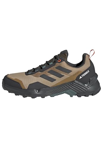 adidas Herren Eastrail 2.0 RAIN.RDY Hiking Shoes Schuhe zum Wandern, Cardboard/Carbon/Preloved Teal, 46 EU