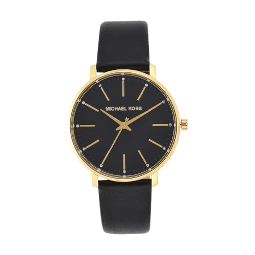 Michael Kors Damenuhr Analog Quarz mit Lederarmband MK2747