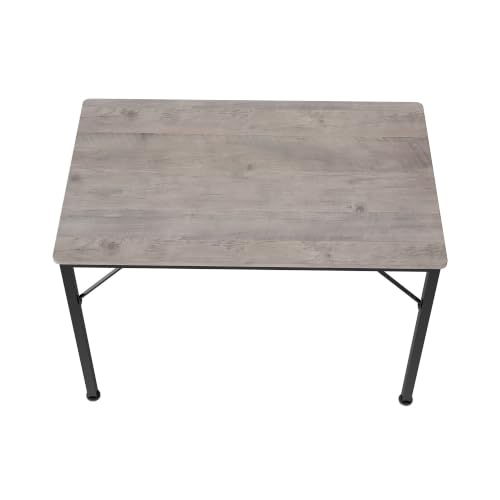 Garvee Esstisch 110 x 70 x 77 cm, Küchentisch Mit Metallgestell Und Holzplatte, Moderner Esszimmertisch Für 4-6 Personen, Verstärkte Stützkonstruktion, Einfache Montage, Stabil