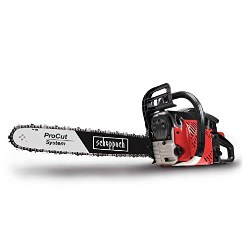 Scheppach Benzin Kettensäge CSP50 Motorsäge mit ProCut-Schwert / -Kette | 45cm Schwertlänge (18