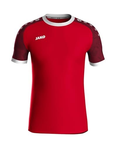 JAKO Iconic Trikot Unisex - Nachhaltiges Sport Shirt Kurzarm aus 100% recyceltem Polyester, Feuchtigkeitstransportierend