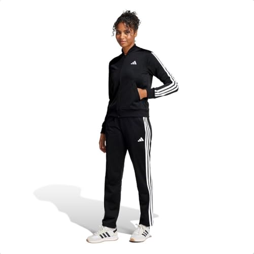 adidas Damen ESSENTIALS 3-STRIPES TRACKSUIT Black, XL